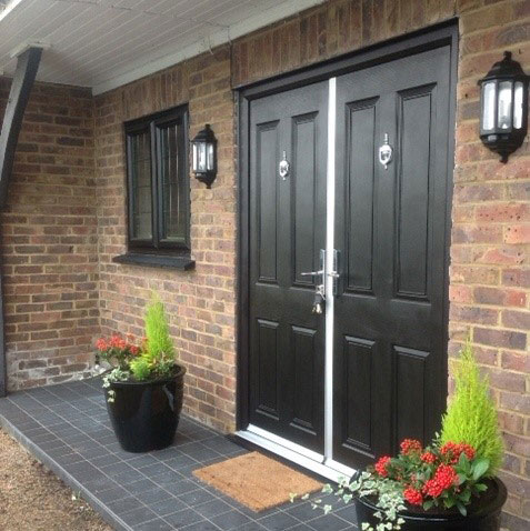 Double Fronted UPVC Door