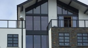 Aluminium Windows Black Aberporth